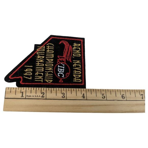 Vintage Reno‎ Nevada WIBC Championship Tournament 1997 Bowling Patch  NOS 90s - Picture 3 of 4
